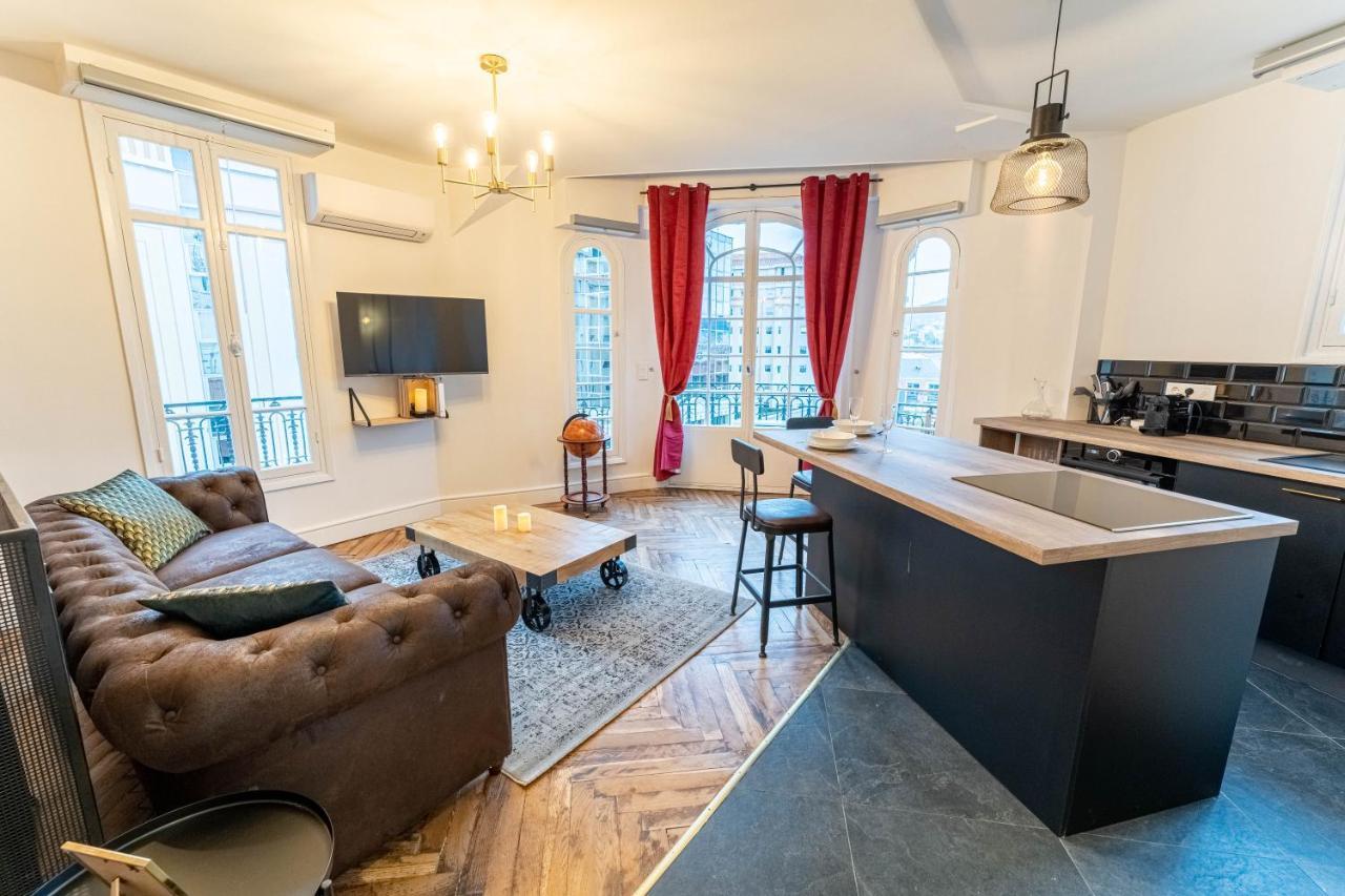 Jacuzzi-Nice Quartier Des Musiciens-Loft Luaran gambar