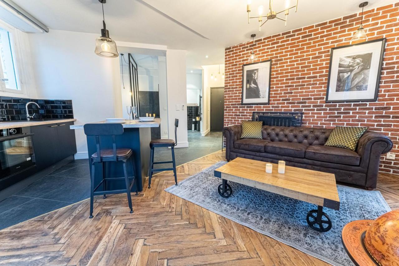 Jacuzzi-Nice Quartier Des Musiciens-Loft Luaran gambar