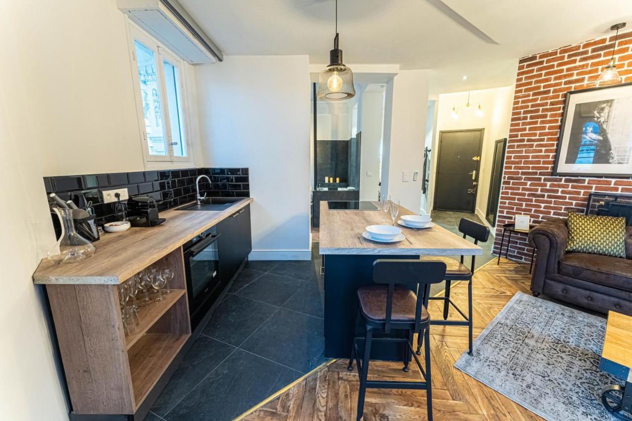 Jacuzzi-Nice Quartier Des Musiciens-Loft Luaran gambar